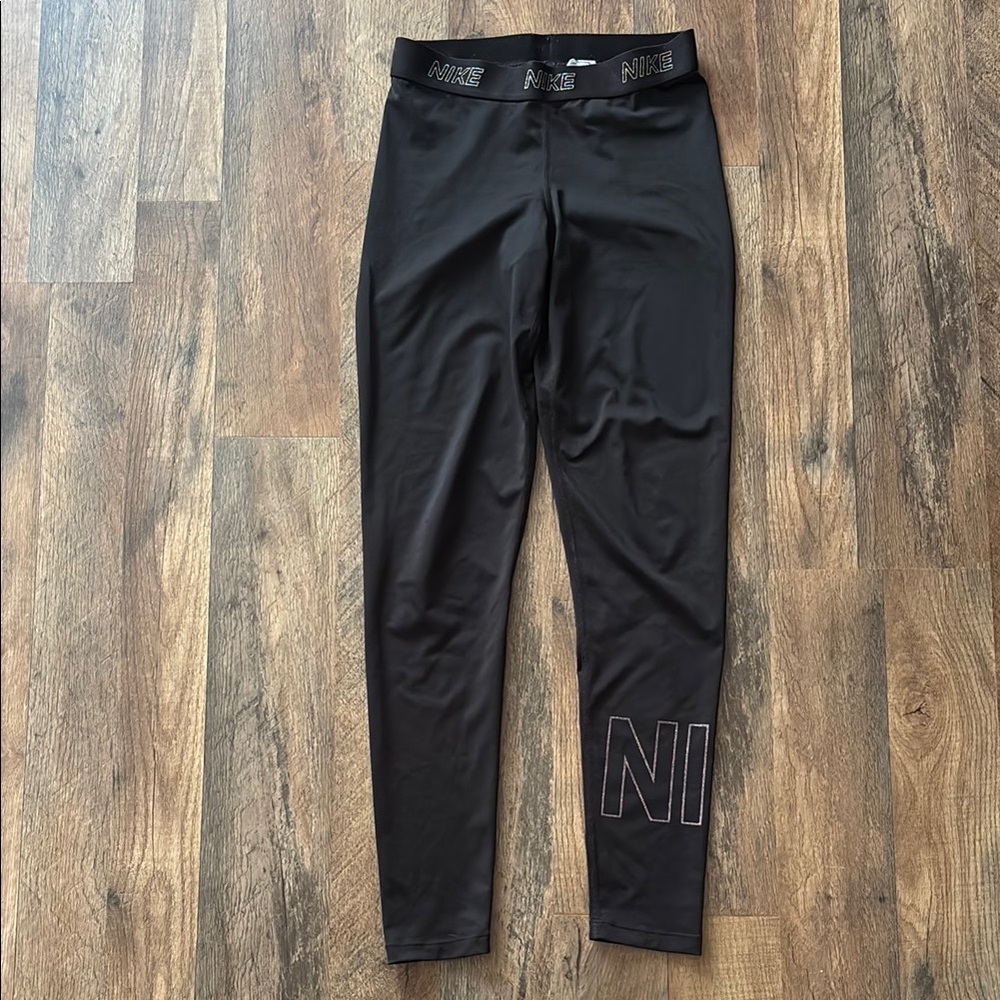 Nike Dri Fit Black Workout Activewear Leggings size small